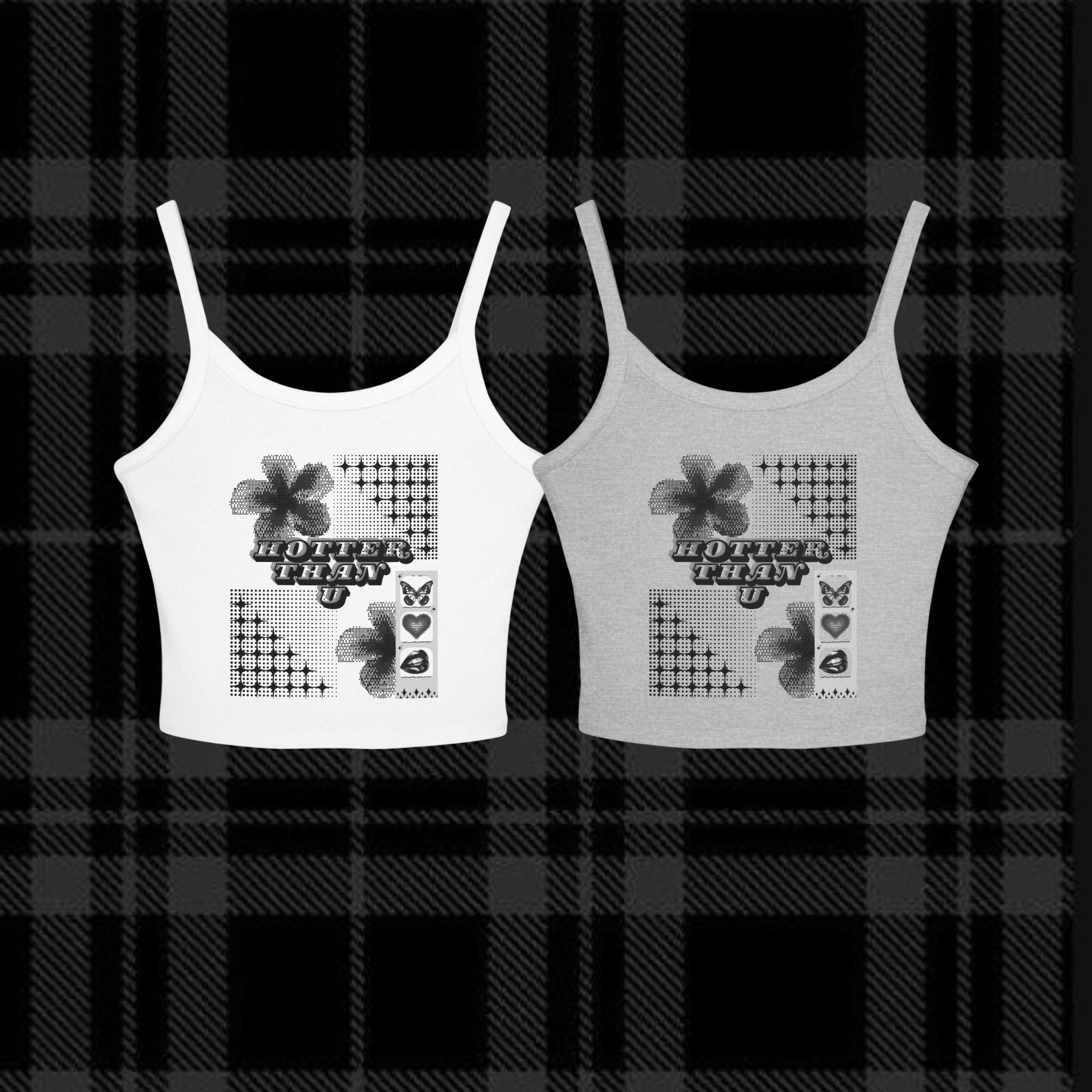 Hotter Than U Tank Top | Retro Y2K Inspired Graphics