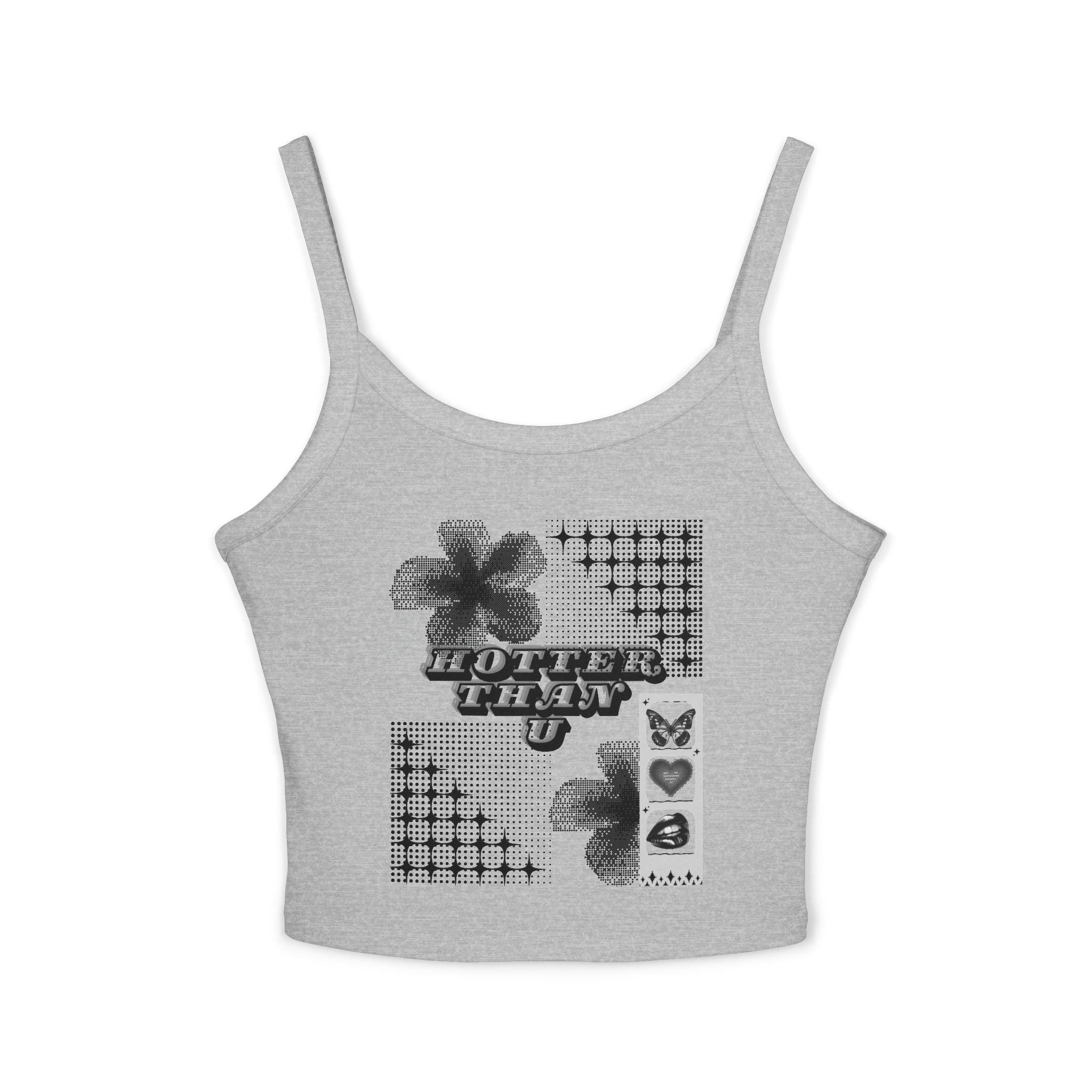 Hotter Than U Tank Top | Retro Y2K Inspired Graphics