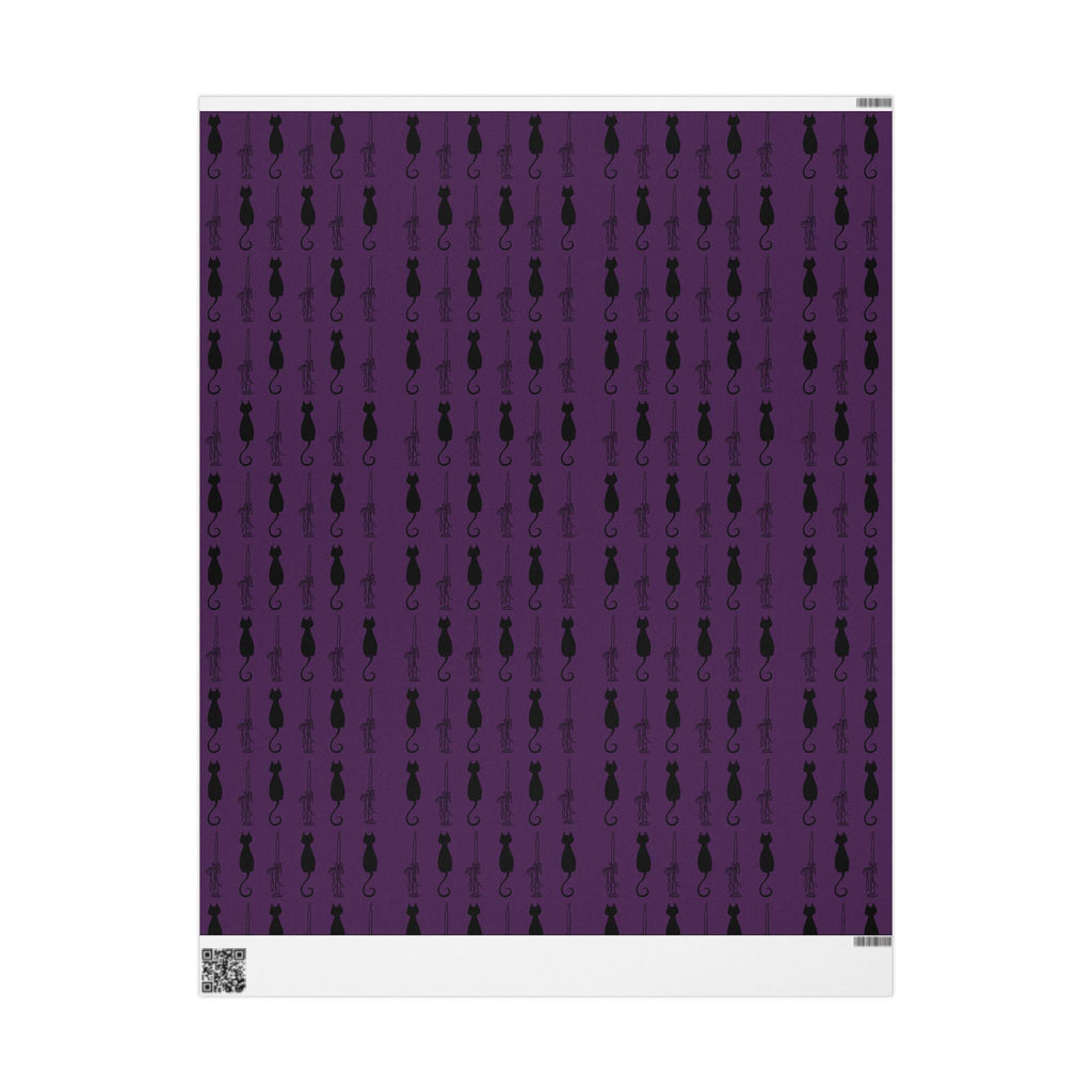 Whimsical Patterned Wrapping Paper | Purple Gift Wrap