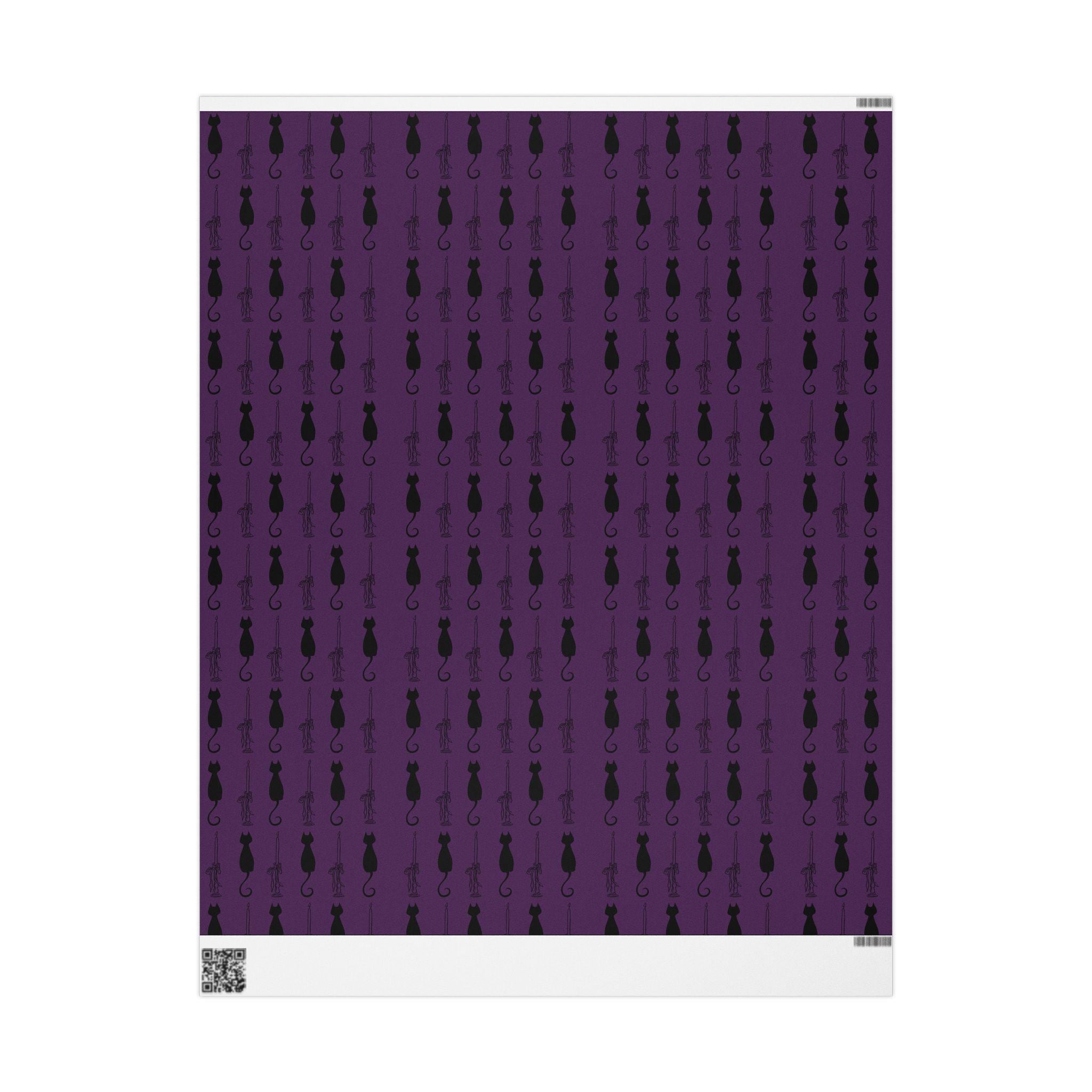 Whimsical Patterned Wrapping Paper | Purple Gift Wrap
