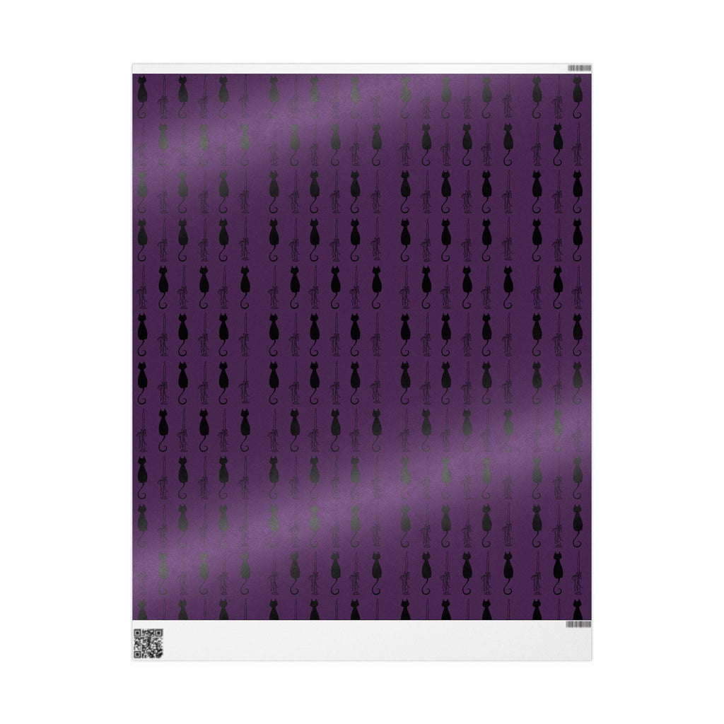 Whimsical Patterned Wrapping Paper | Purple Gift Wrap