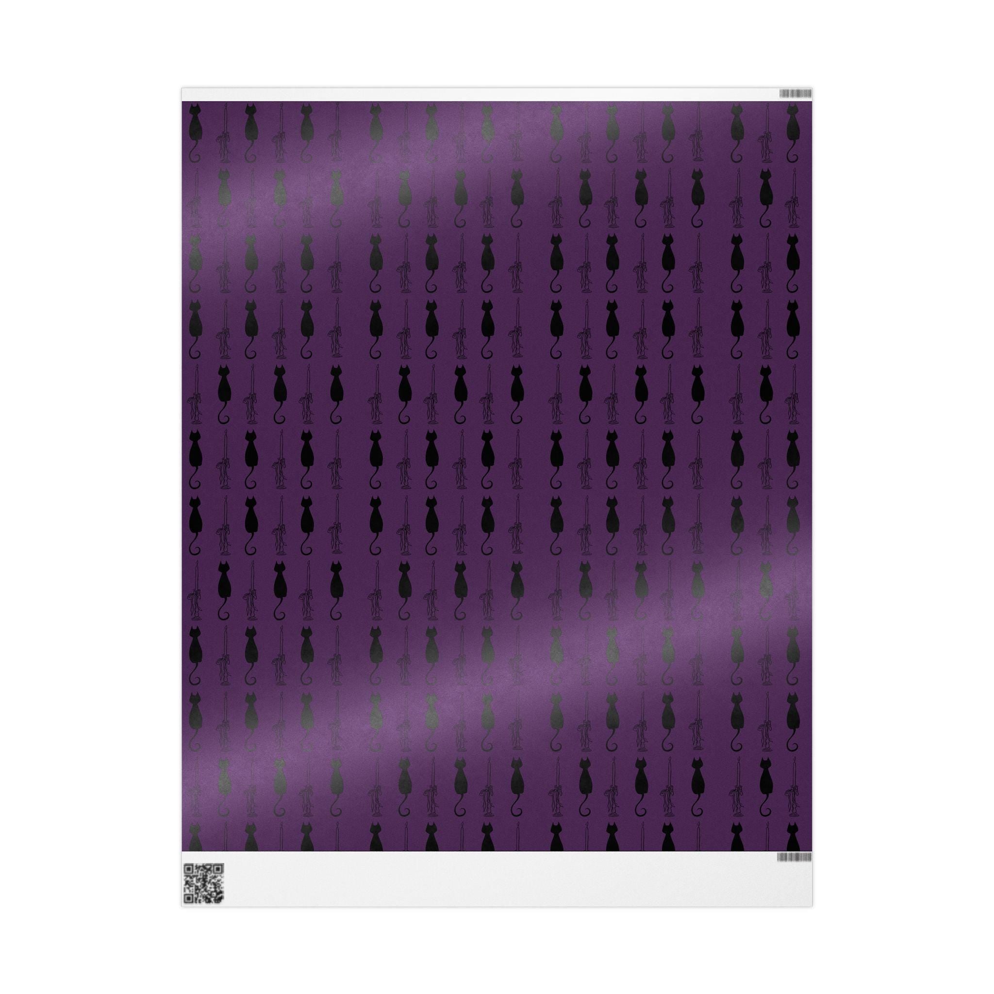 Whimsical Patterned Wrapping Paper | Purple Gift Wrap